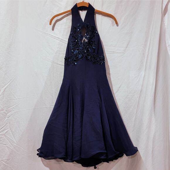 Vintage 100% Silk Tootsies Beaded Dress Women's Size‎ 4 - Picture 1 of 8